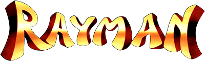 Rayman title screen for Sega Saturn
